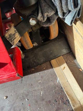 Transpaleta Manual Raja 2200kg Roja