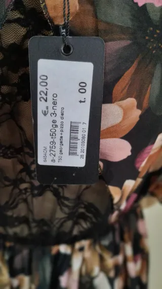 Abito donna fantasia floreale