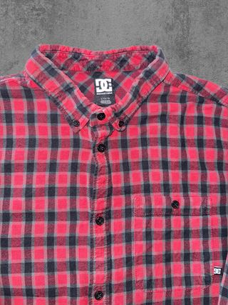 Camisa Dolce Gabbana cuadros rojo y negro