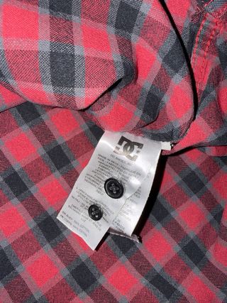 Camisa Dolce Gabbana cuadros rojo y negro