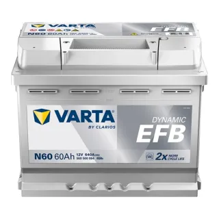 Batería Varta N60 EFB 60Ah 640A