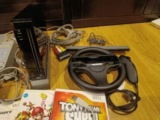 Consola Wii Negra + Juegos
