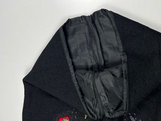 Gonna Desigual Nera Ricamata Floreale EU 40