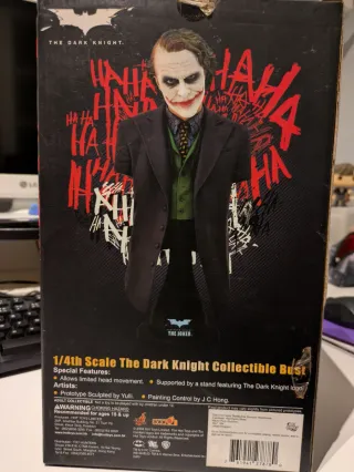 Busto Joker Hot Toys 1/4 The Dark Knight