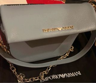 Bandolera Emporio Armani Blu e Dorato