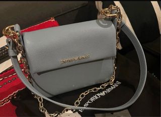 Bandolera Emporio Armani Blu e Dorato