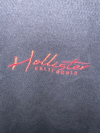 Camiseta Hollister Negra Manga Larga