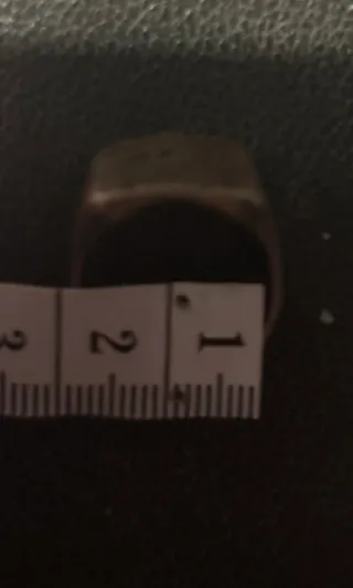 Anello sigillo stemma basco antico argento