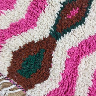 Alfombra bereber pasillera 295x68 cm hecha a mano