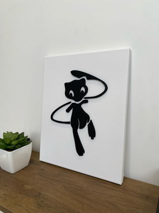 Cuadro 3D Mew Pokémon