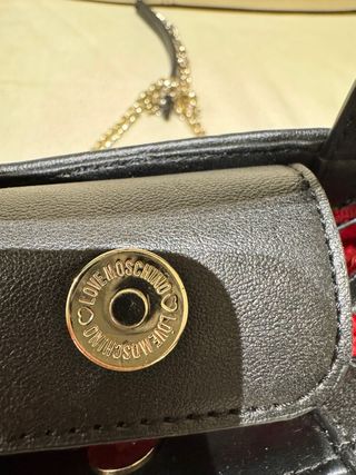 Bolso Love Moschino Negro Cadena