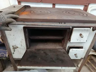 Cocina antigua de leña