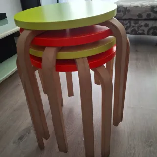 Taburete Ikea Frosta Giallo