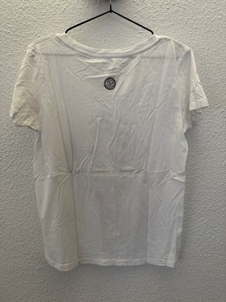 Camiseta Reizentolo blanca con estampado
