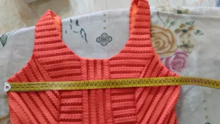 Abito donna colore corallo