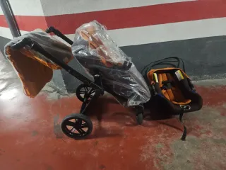 Silla de coche Isofix gris