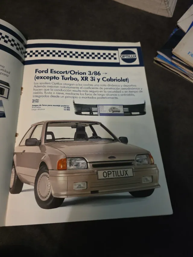 antigua revista optilux