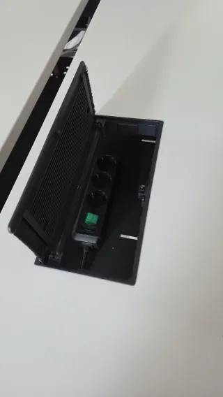 Mesa coworking 4 plazas + 4 sillas oficina