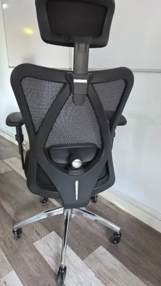 Mesa coworking 4 plazas + 4 sillas oficina