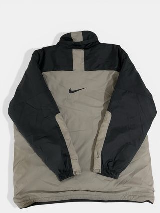 Chaqueta Nike Vintage 90s Puffer Gris Blanca