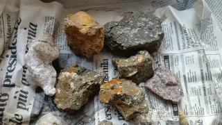 Lotto minerali e rocce. Mineralogia