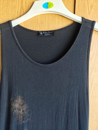 Vestido Tye Dye Preto e Cast - Tamanho Único