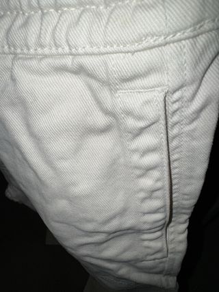 Pantalón blanco hombre