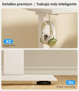 Escritorio Eléctrico Regulable 160x120