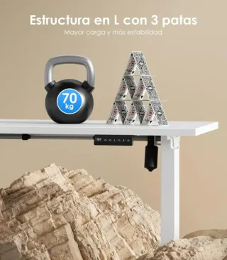 Escritorio Eléctrico Regulable 160x120