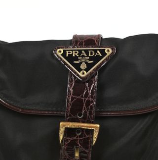 Prada riñonera cinturon piel nylon