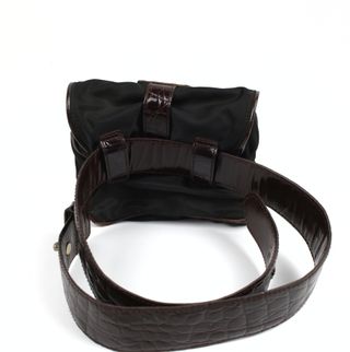 Prada riñonera cinturon piel nylon