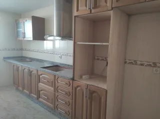 Muebles de cocina madera y cristal