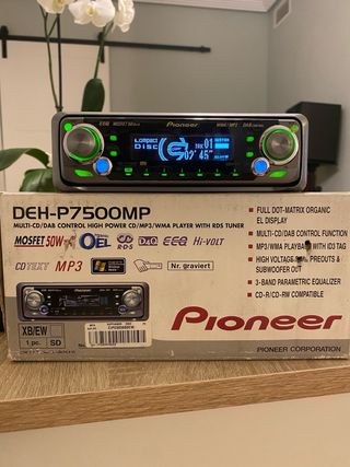 Pioneer DEH-P7500MP - perfecto estado salida Sub