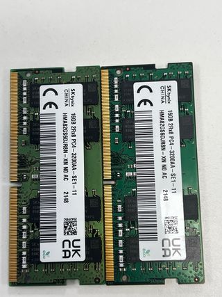 2x SK hynix 16GB DDR4 PC4-3200AA RAM