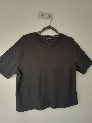 Blusa Stradivarius Negra Talla XL