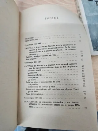 El movimiento obrero en la historia de España.