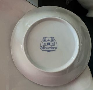 Vajilla Alhambra 42 piezas vintage