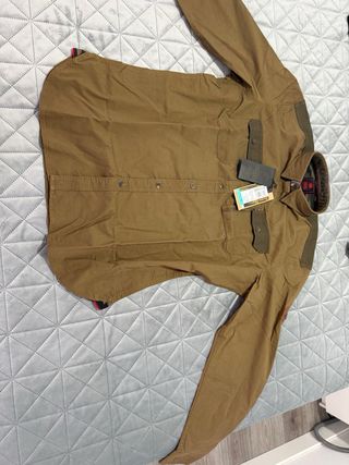 Camisa Royal Enfield Marrón/Verde Oliva