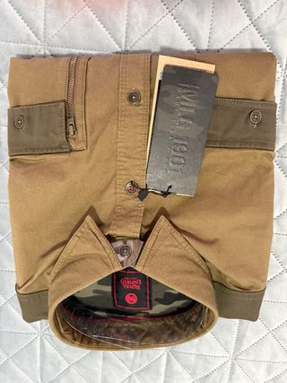 Camisa Royal Enfield Marrón/Verde Oliva