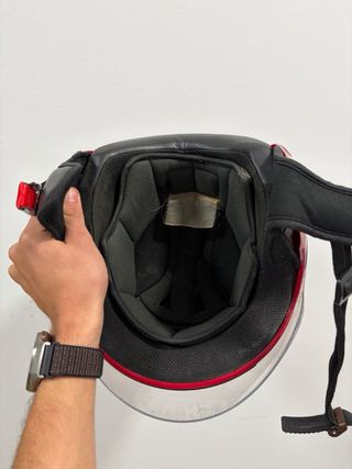 Casco de Moto Rojo