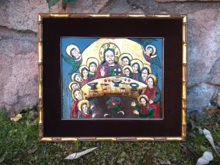 Última Cena Esmalte 42x50