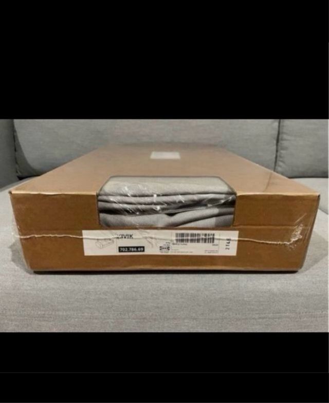 Funda Sofá KIVIK 3 Plazas Orrsta Gris NUEVA