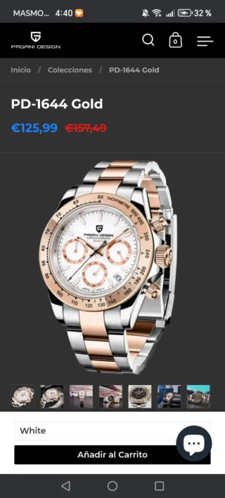 Reloj Pagani Design Daytona Crono