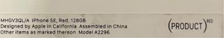 iPhone SE Rojo (2ª gen)