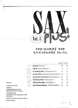 COLECCIÓN SAXOFÓN ANTHOLOGIE Vol.4