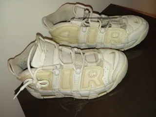 Sneakers Nike Air More Uptempo Beige/Bianco