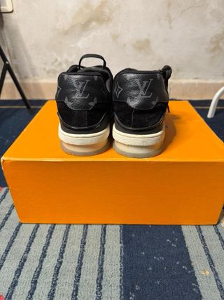 Scarpe Louis Vuitton Trainer Monogram Nere