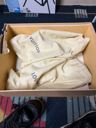 Scarpe Louis Vuitton Trainer Monogram Nere