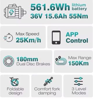 Bicicleta Plegable - Hitway