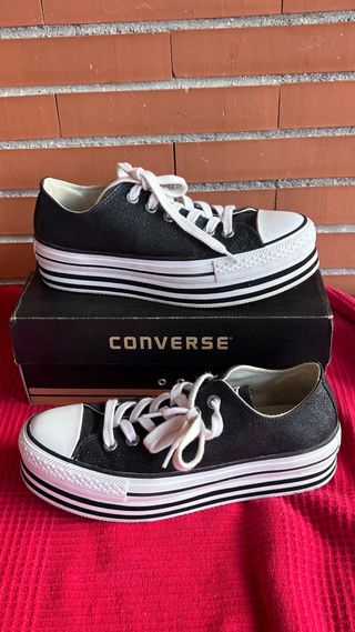 ZAPATILLAS CONVERSE BAJAS CON PLATAFORMA
